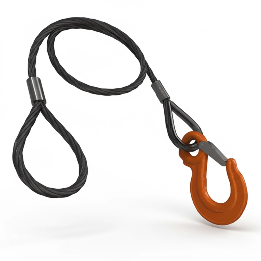 Строп канатный одноветвевой 1СК-2.5т 5.5м (опрессовка)